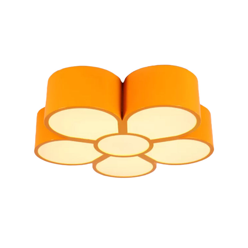 Plafonnier LED Plum Blossom pour plafond de jardin d'enfants - Rouge/Jaune/Bleu