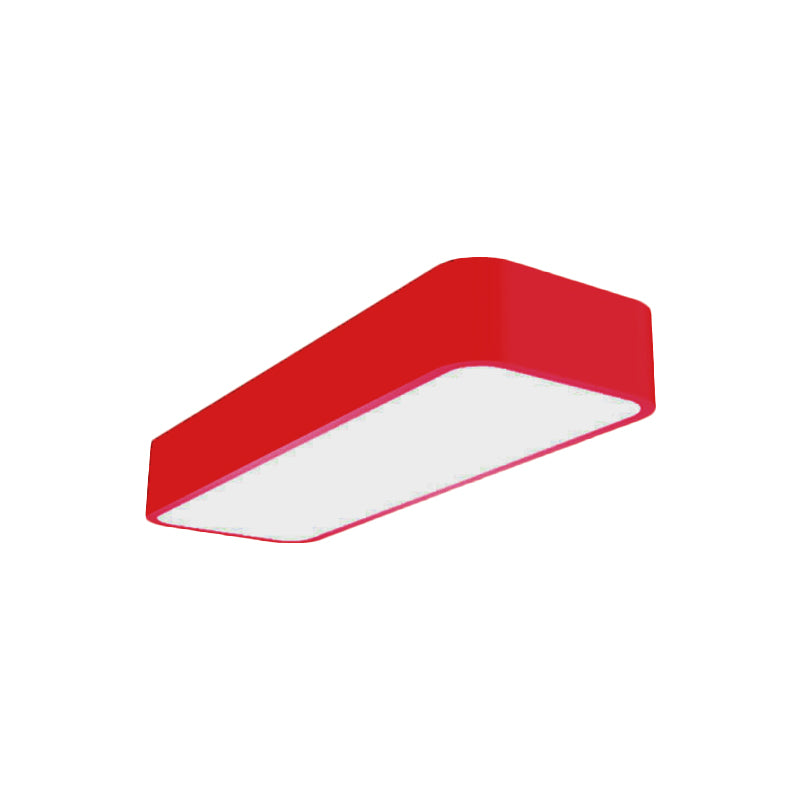 Macaron Acrylic LED Flush Mount Light: Bright & Colorful Ceiling Lighting for Kindergarten