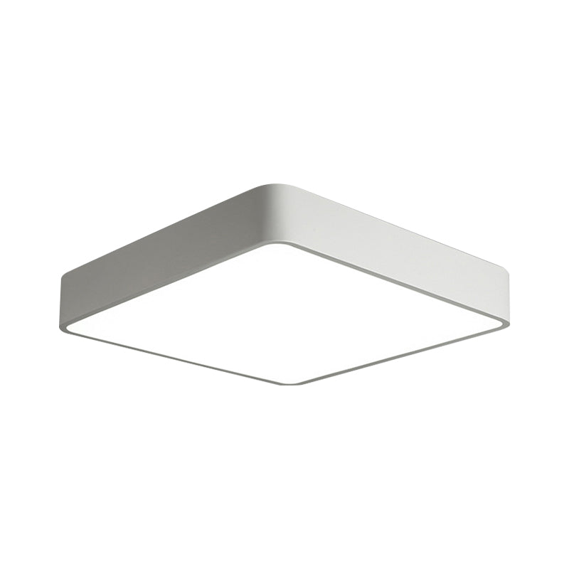 Plafonnier carré nordique à LED en acrylique pour bureau (noir/blanc, 40,6/59,7/99,1 cm de large)