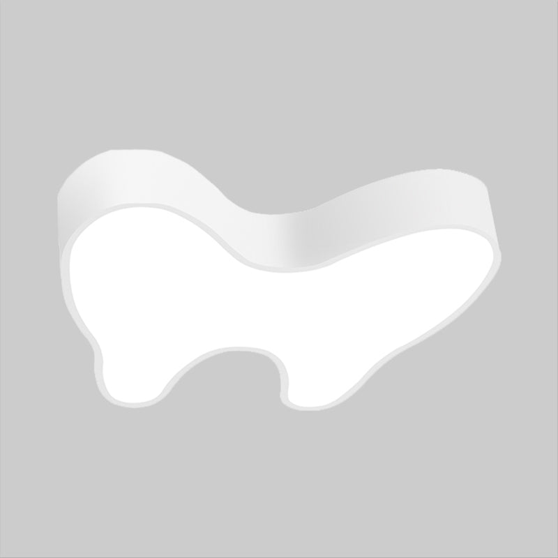 Plafonnier LED moderne à encastrer pour couloirs - Design en forme de dent blanche