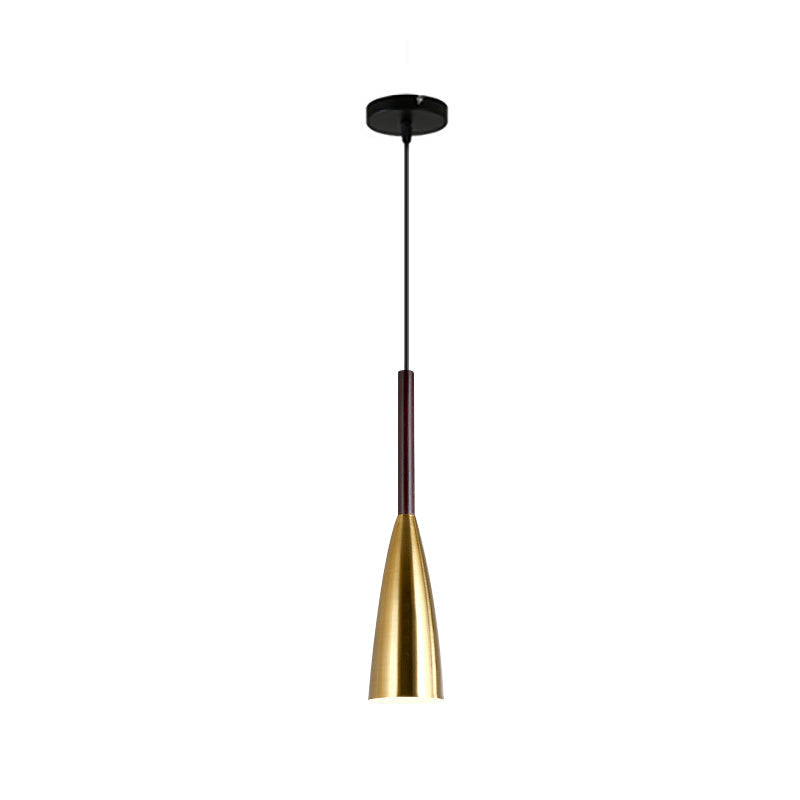 Modern Grey/White/Pink Tapered Pendant Light Fixture For Chic Table Decor