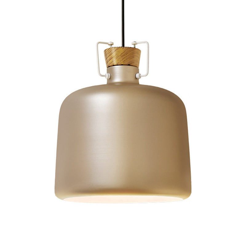 Blue/Gold/Brown Wine Jar Pendant Light With Cork Detailing