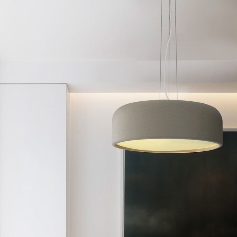 Macaron Single-Bulb Aluminum Pendant Lamp - Green/Textured White/Blue Hanging Ceiling Suspension For