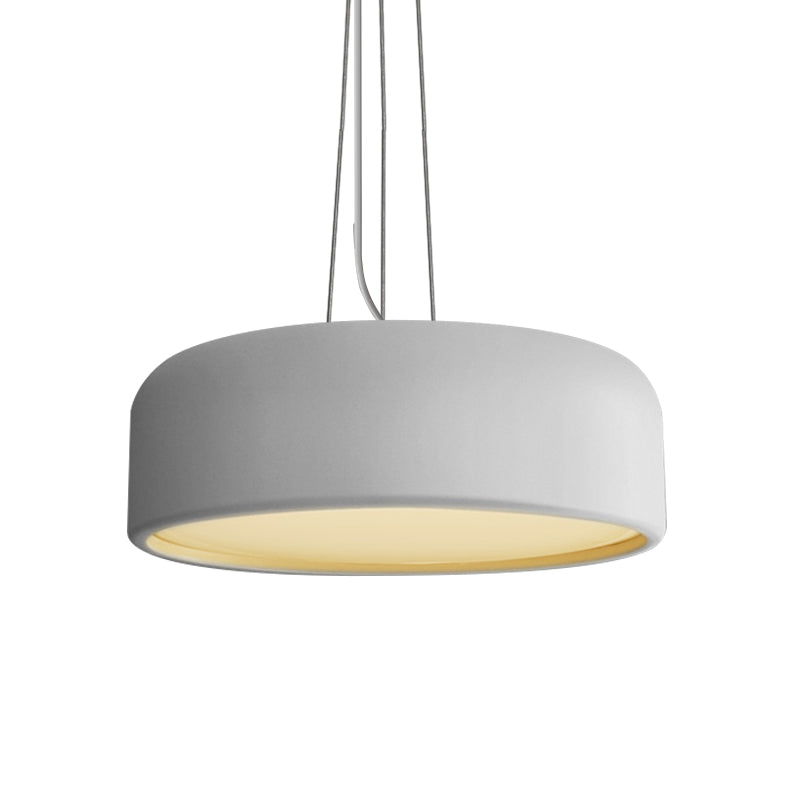Macaron Single-Bulb Aluminum Pendant Lamp - Green/Textured White/Blue Hanging Ceiling Suspension For