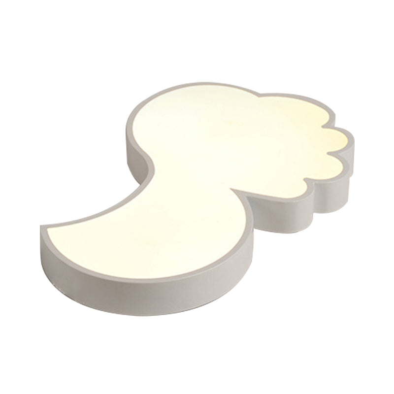 Cute Thumbs-Up LED Ceiling Lamp for Energy-Saving Study Room Lighting