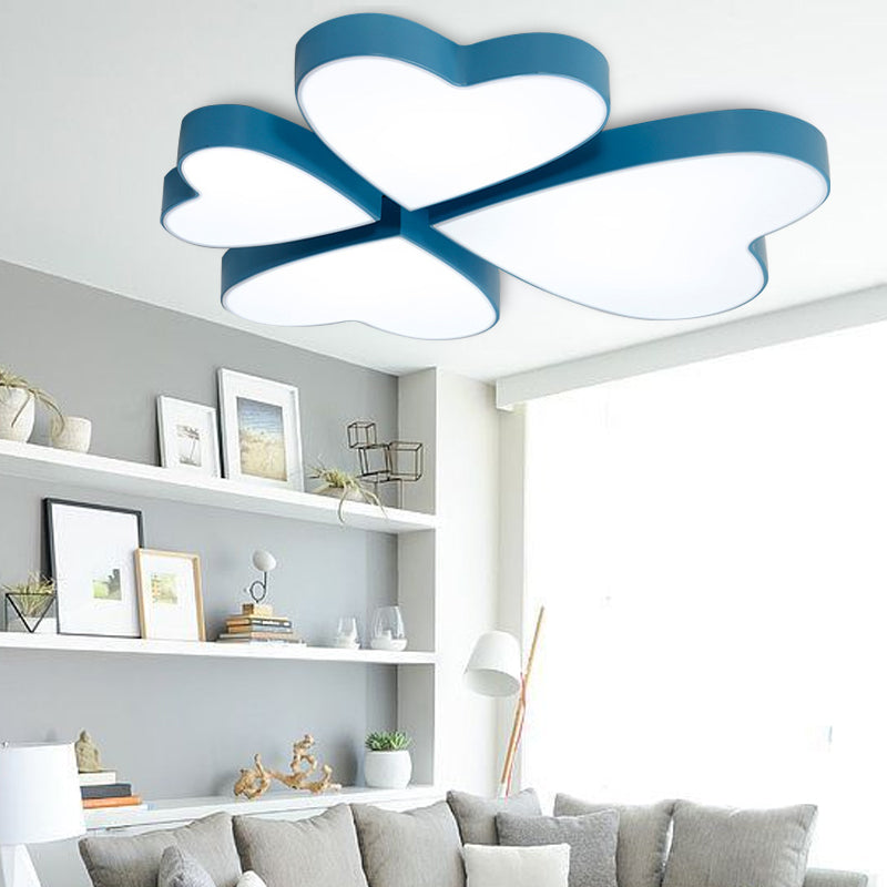 Modern LED Acrylic Flush Mount Ceiling Light for Living Room - Contemporary Flush Ceiling Lighting