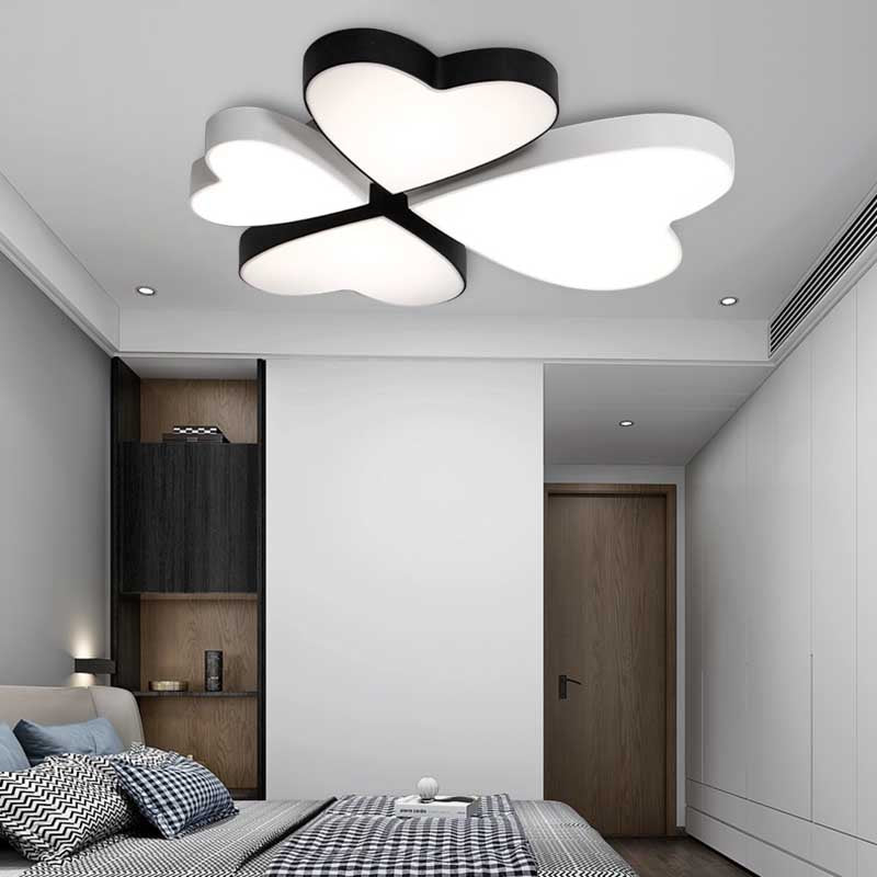 Modern LED Acrylic Flush Mount Ceiling Light for Living Room - Contemporary Flush Ceiling Lighting