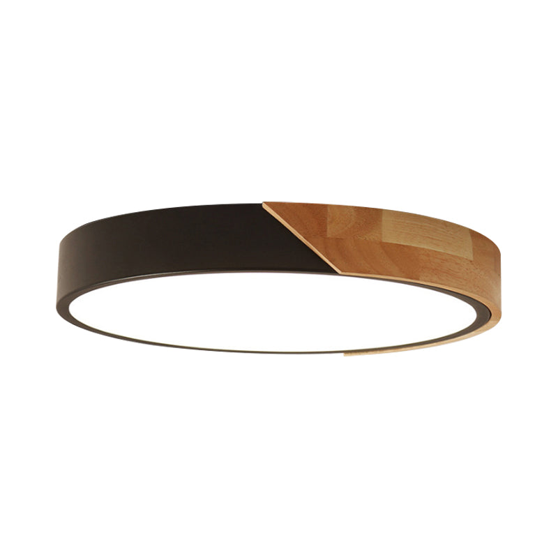 Modern Flush Mount Led Ceiling Light - Disc Shape | Available In Multiple Sizes And Finishes