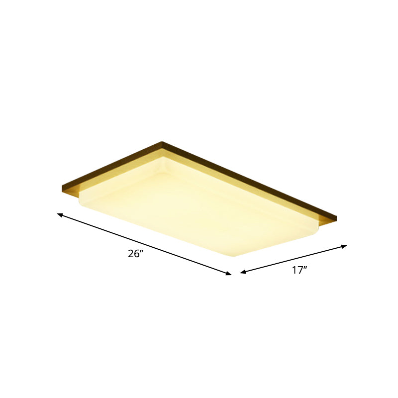 Simplicity Wooden Beige Led Flush Mount Ceiling Lamp In Warm/White Light 17/33.5/40.5 Wide
