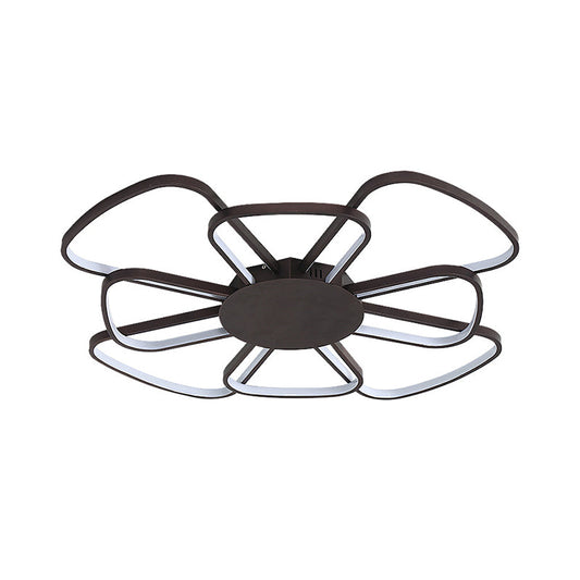 Windmill Led Flush Mount Ceiling Lamp For Living Room - Beautiful Acrylic Lighting