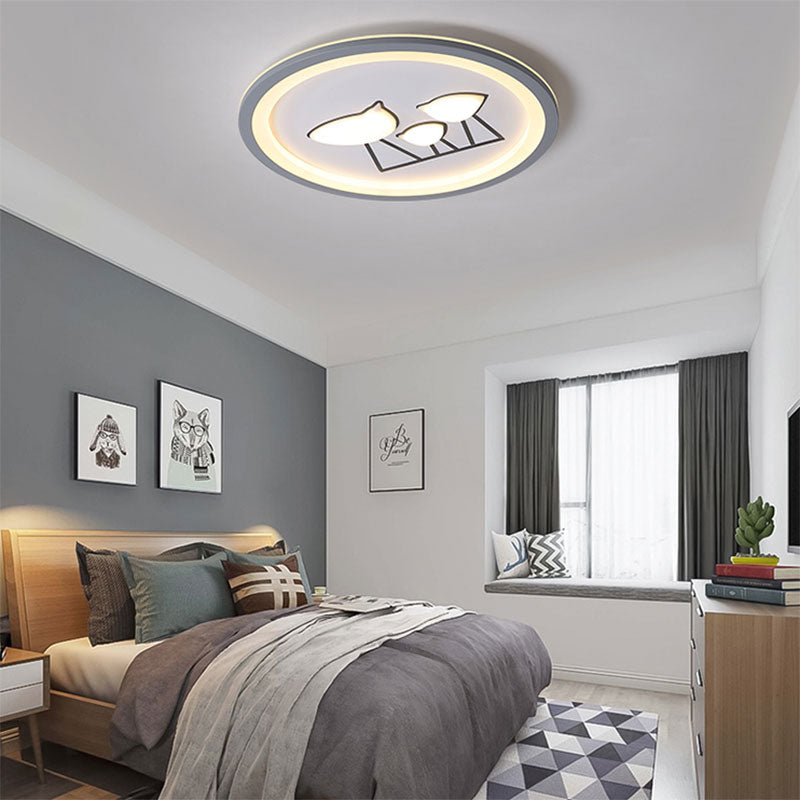 Nordic Acrylic LED Flush Mount Ceiling Light for Living Room