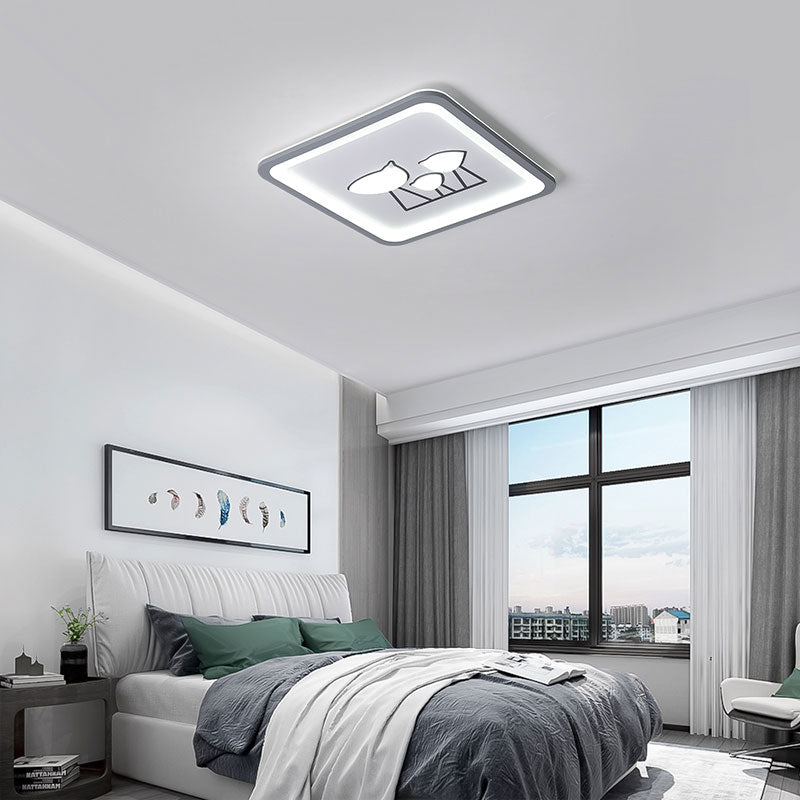 Nordic Acrylic LED Flush Mount Ceiling Light for Living Room