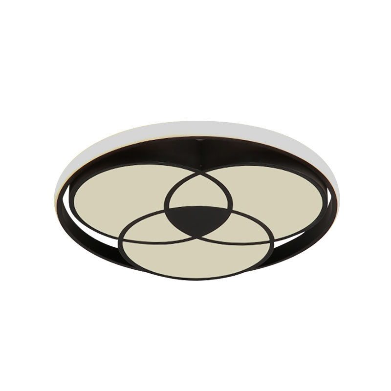 Art Deco Acrylic Flush Mount Ceiling Light for Bedroom