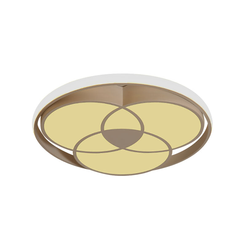 Art Deco Acrylic Flush Mount Ceiling Light for Bedroom