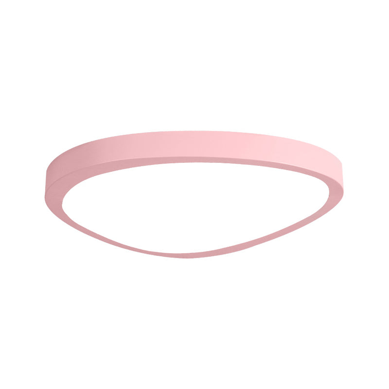 Plafonnier LED triangulaire en acrylique Macaron Loft pour chambre de bébé - Lampe couleur bonbon