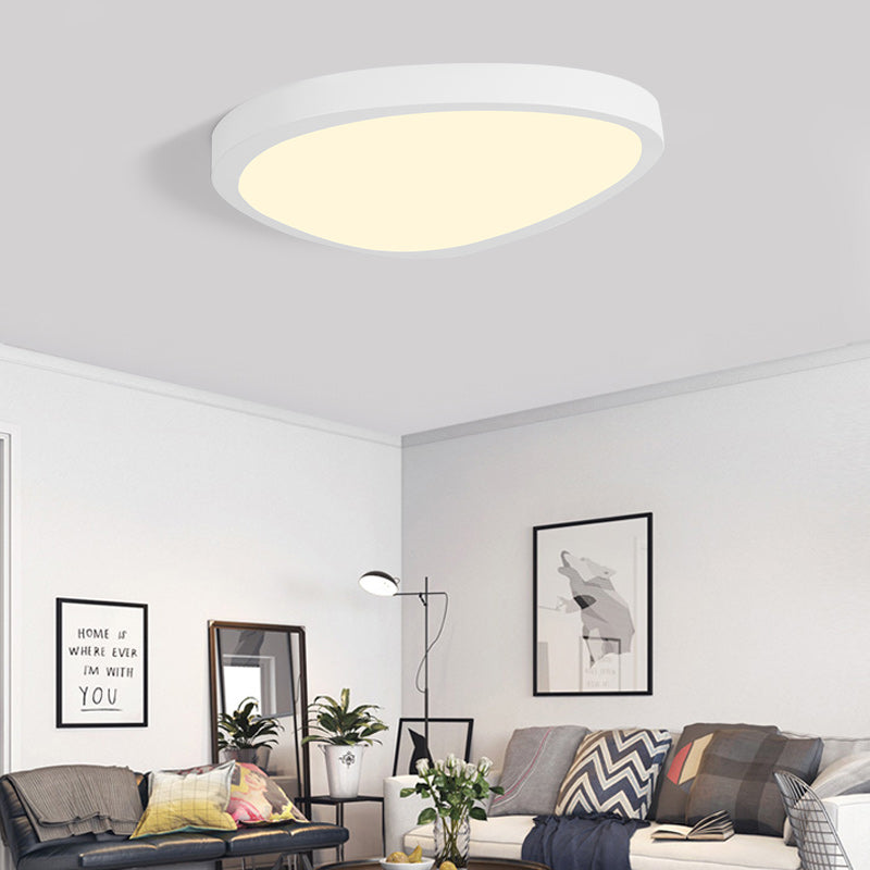 Plafonnier LED triangulaire en acrylique Macaron Loft pour chambre de bébé - Lampe couleur bonbon