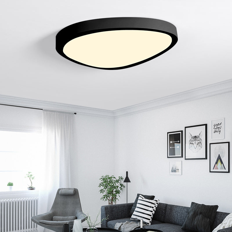 Plafonnier LED triangulaire en acrylique Macaron Loft pour chambre de bébé - Lampe couleur bonbon
