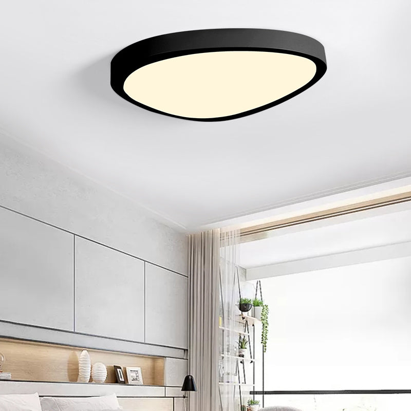 Plafonnier LED triangulaire en acrylique Macaron Loft pour chambre de bébé - Lampe couleur bonbon