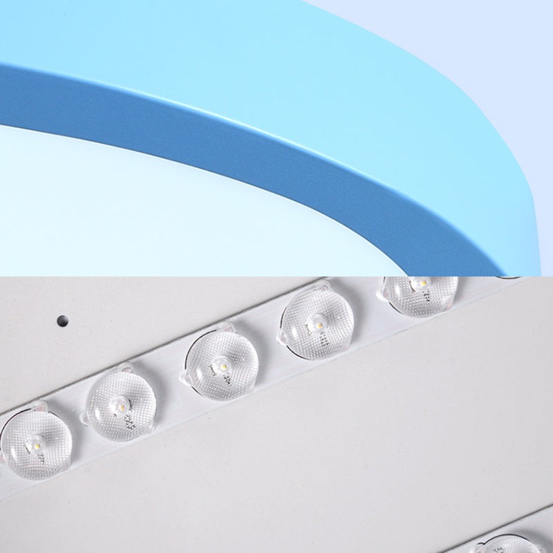 Plafonnier LED triangulaire en acrylique Macaron Loft pour chambre de bébé - Lampe couleur bonbon