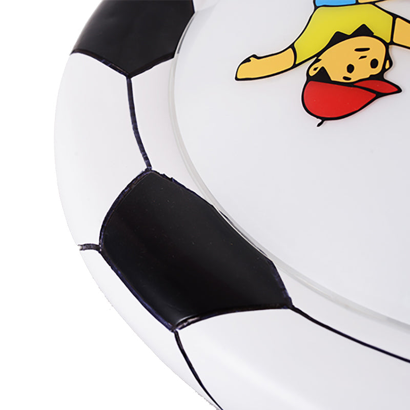 Soccer Ball Bedroom Ceiling Light: Acrylic Modern Fixture with Chic Design