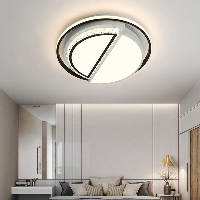 Modern LED Acrylic Star Flushmount Ceiling Light - White Flush Mount for Bedrooms