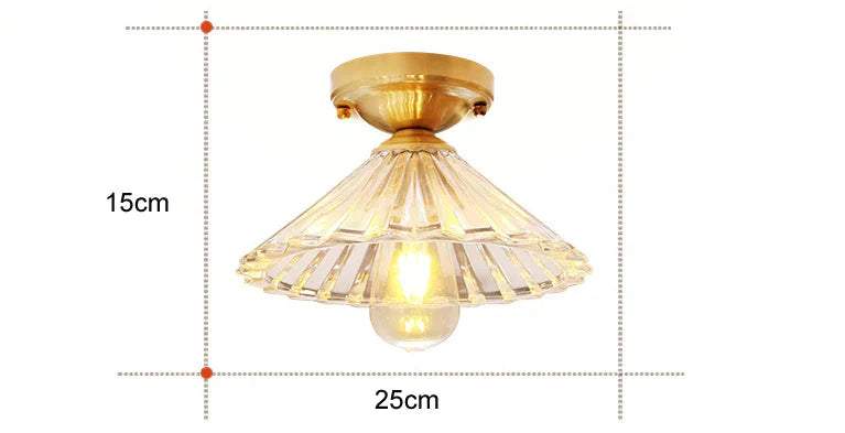 Lampe de couloir simple, plafonnier de balcon de vestiaire