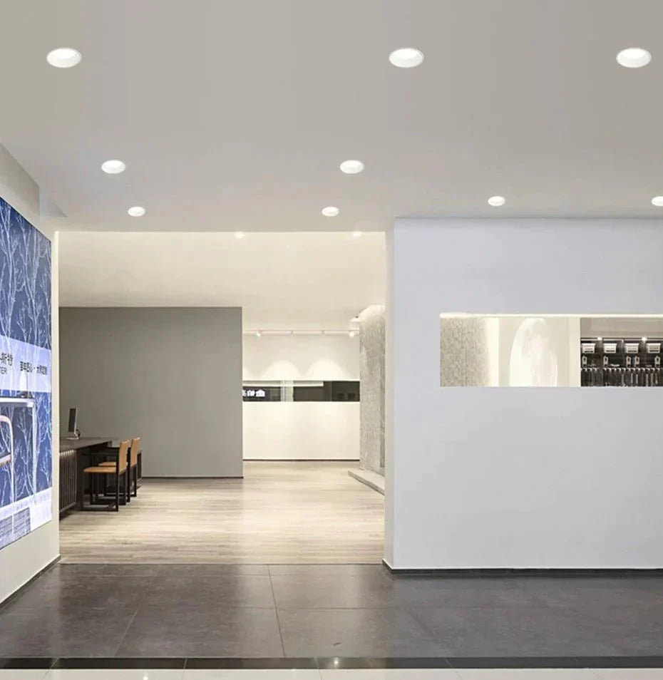 Spot LED à trois couleurs changeables, plafonnier encastré 15W 10W 7W, éclairage de salon simple à LED nordique