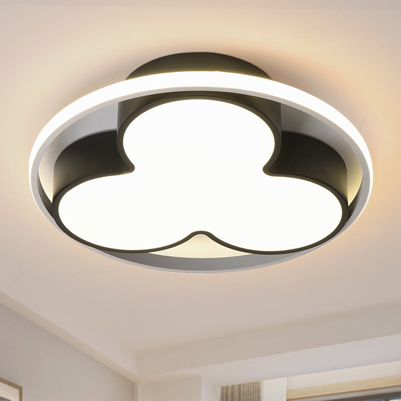 Flower Ceiling Mount LED Light for Child Bedroom - Nordic Style Acrylic Lamp