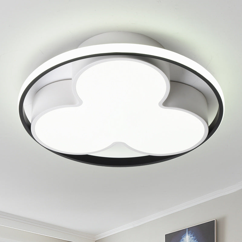 Flower Ceiling Mount LED Light for Child Bedroom - Nordic Style Acrylic Lamp