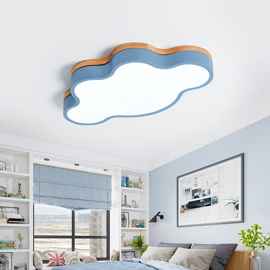 Cloud LED Flush Light with Acrylic Shade for Baby's Room