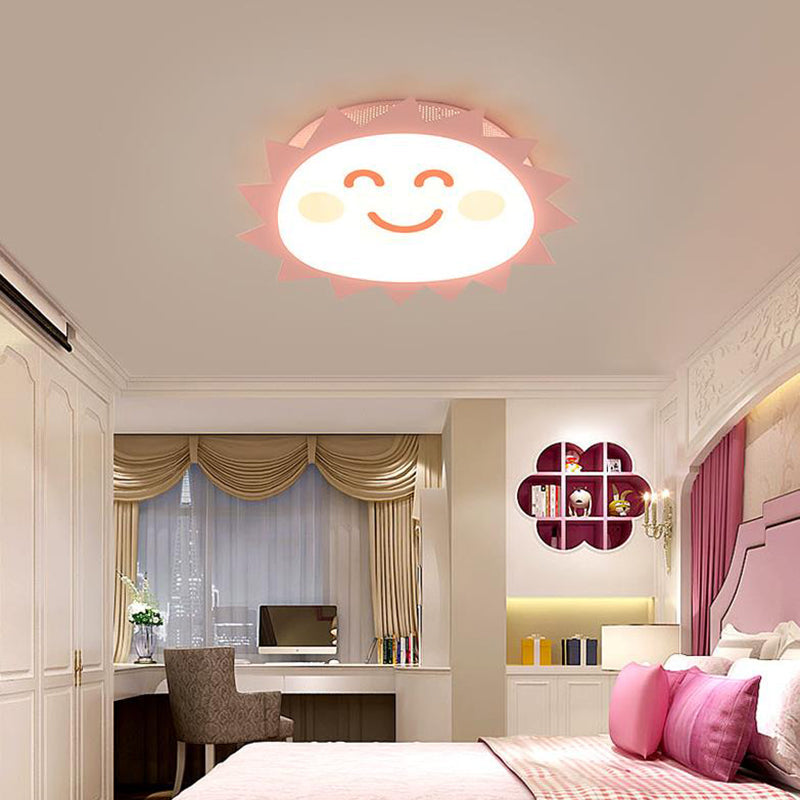 Lampe encastrée à LED en forme de soleil Simplicity pour chambre de fille