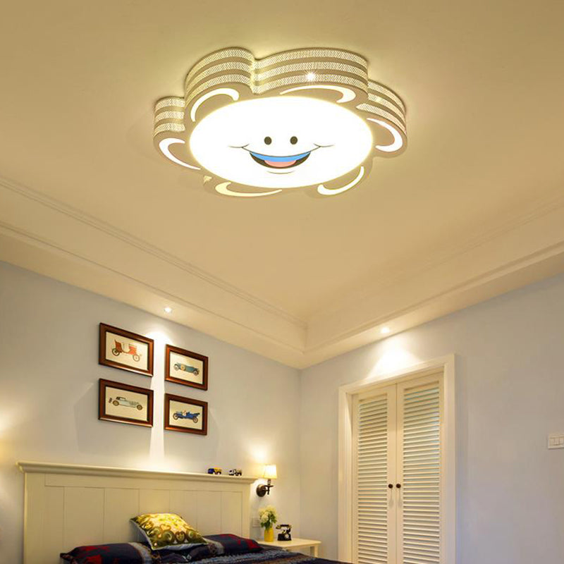 Lampe encastrée à LED en forme de soleil Simplicity pour chambre de fille