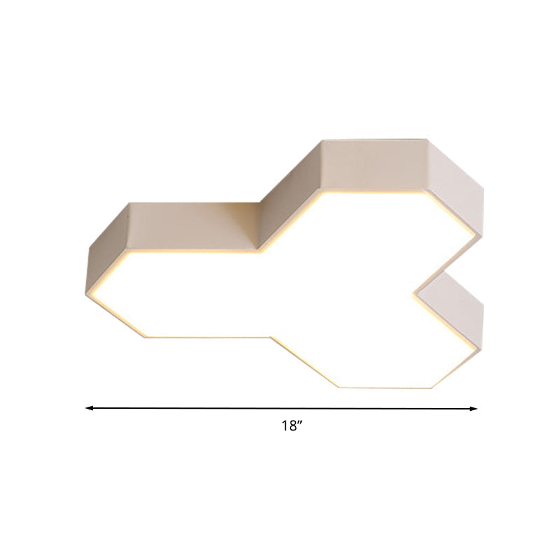 Art Deco Flush Mount LED Ceiling Light for Living Room with Acrylic Fixture