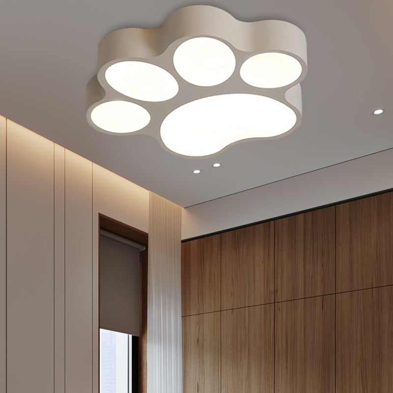 Art Deco Flush Mount LED Ceiling Light for Living Room with Acrylic Fixture