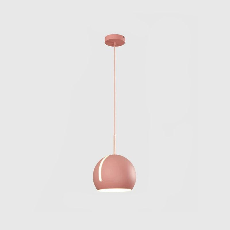 Sleek 1-Head Pendant Light Kit for Dining Room - Minimalist Hanging Lamp with Stylish Metal Shade