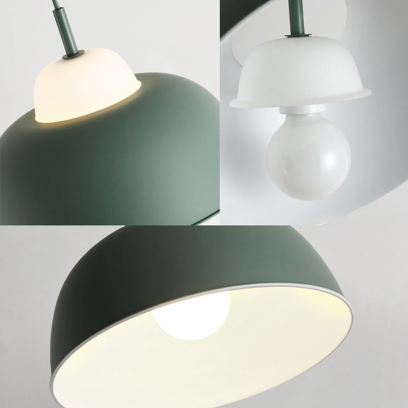 Modern Gourd Metal Pendant Light For Dining Room Ceiling - 1 Bulb