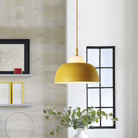 Modern Pendant Lamp for Dining Room Ceiling with Metal Shade