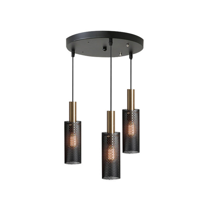 Suspension élégante en métal avec design creux - Collection Simplicity pour salle à manger
