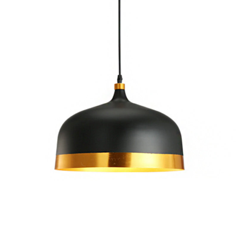 Dining Room Drop Lamp - Geometric Metal Design, 1 Head, Contemporary Hanging Light Kit