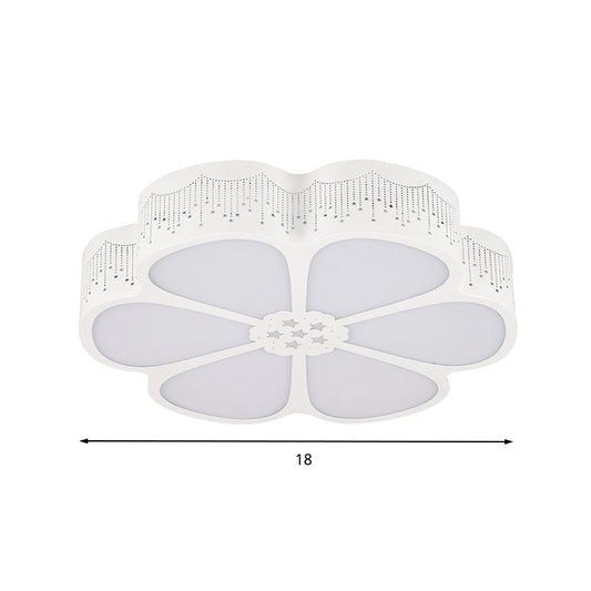 Cartoon Flower Led Ceiling Light For Kindergarten