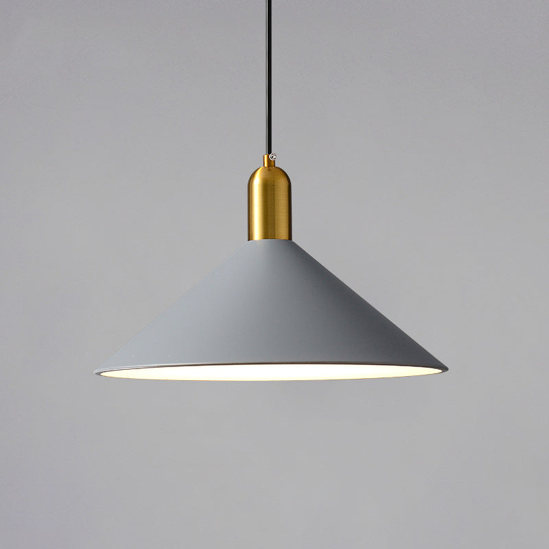 Margot - Industrial Metal Conical Drop Lamp Industrial 1 Head Dining Room Pendant Lighting Fixture