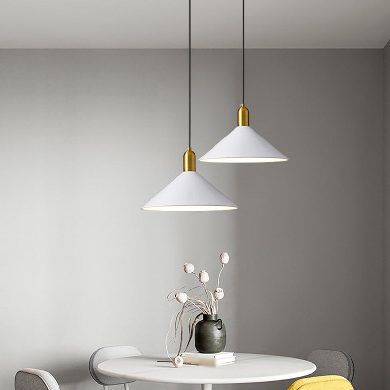Margot - Industrial Metal Conical Drop Lamp Industrial 1 Head Dining Room Pendant Lighting Fixture