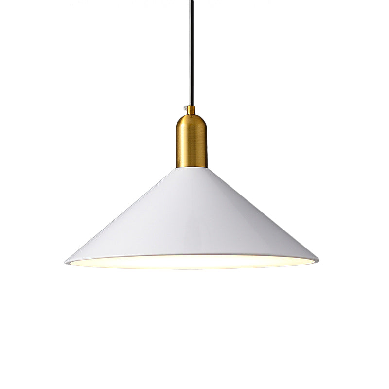 Margot - Industrial Metal Conical Drop Lamp Industrial 1 Head Dining Room Pendant Lighting Fixture