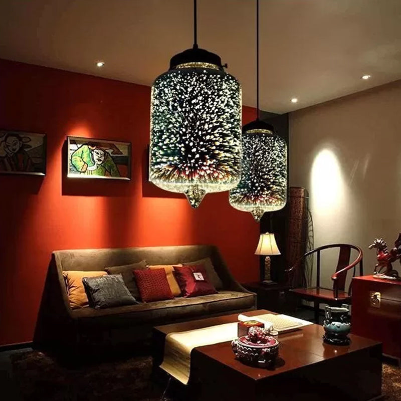 Modernist 3D Glass Geometry Pendant Light - Perfect for Living Rooms