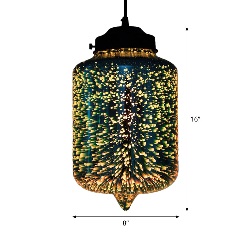 Modernist 3D Glass Geometry Pendant Light - Perfect for Living Rooms