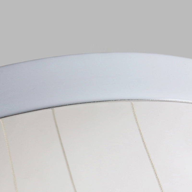 Modernist Glass Multi Light Pendant for Living Room with Orb Cream Shade and White Suspension