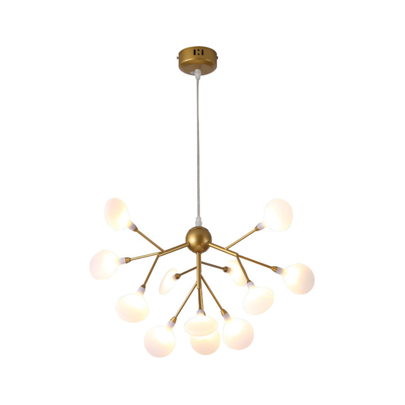Contemporary Led Acrylic Chandelier Pendant Light For Living Room