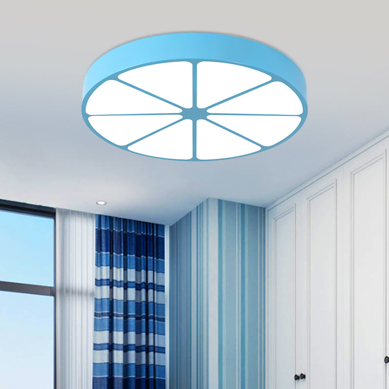 Modern Lemon Flat Ceiling Light for Kindergarten Classrooms