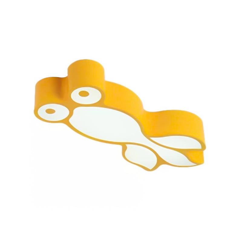 Adorable Little Goldfish Ceiling Light: Acrylic LED Flush Mount for Kids' Bedrooms