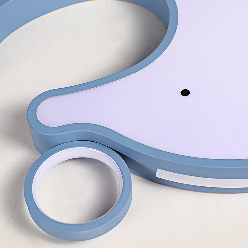 Adorable Acrylic Dolphin LED Ceiling Light - Perfect for Baby Room or Kindergarten!